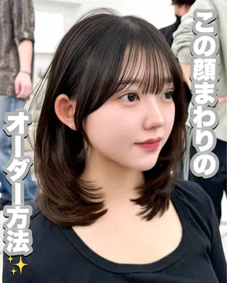 ロング カラー 韓国ヘア　紗希 🦋のヘアスタイル