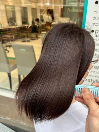 セミロング カラー メンズカット/進藤 龍之介のヘアスタイル