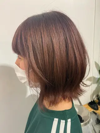ショート カラー ヘアアレンジ new. kawagoe所属・佐藤 麻衣のヘアスタイル
