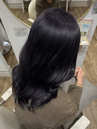 ロング カラー Ria🌙*゚ 艶カラーのヘアスタイル
