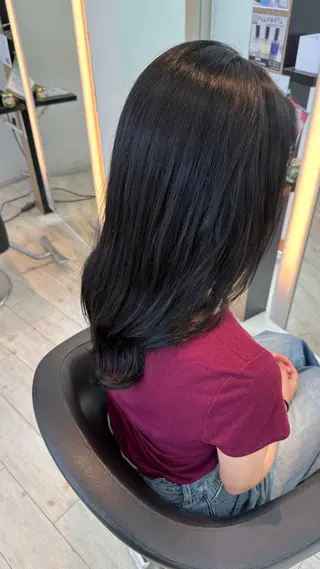 セミロング カラー Yamato/ 韓国ヘア/栄のヘアスタイル