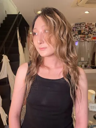 ロング カラー 太田 妃香/岡崎美容室のヘアスタイル