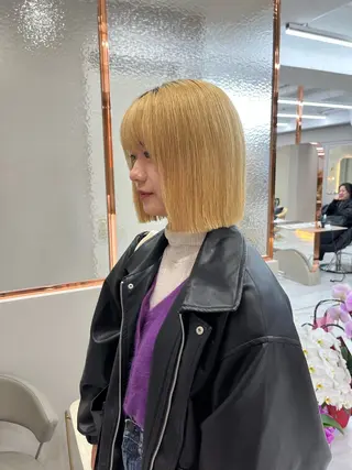 ショート カラー 池袋/似合わせ/縮毛 髪質改善【ugen】のヘアスタイル