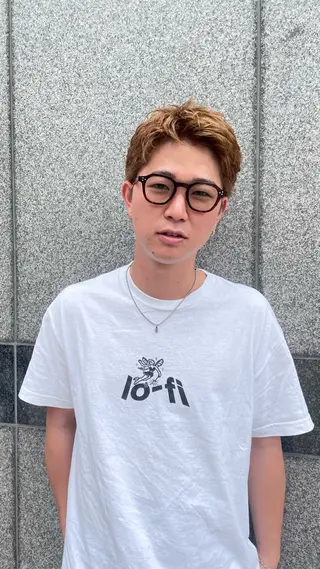カラー メンズ Lolonois梅田 澤田　葵のヘアスタイル