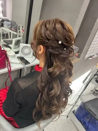 ロング ヘアセット miyuのヘアスタイル