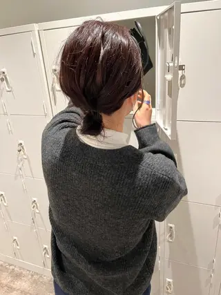 ショート カラー ヘアアレンジ Sill所属・片岡 由依のヘアスタイル