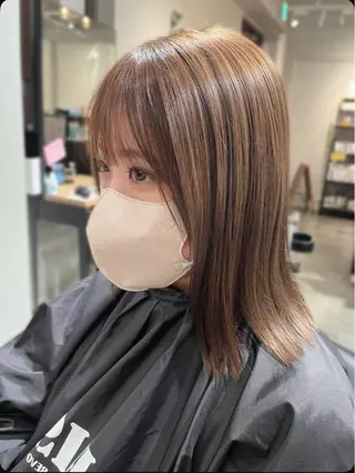 ミディアム 🌿髪質改善/レイヤ ー🌿ひかるんのヘアスタイル