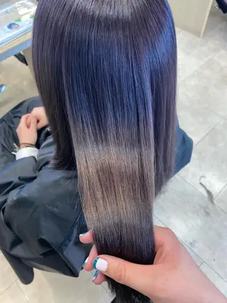 セミロング 個性派/ブリーチ *ほのかのヘアスタイル