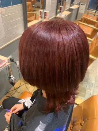 ミディアム カラー 髪質改善×透明感× 艶髪🥀HIYORIのヘアスタイル