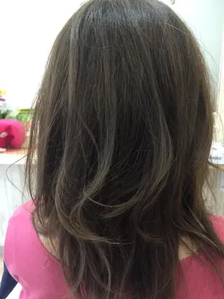 ミディアム カラー Hair＆ＭakeEPIC所属・hair &make EPICRUMIのヘアスタイル