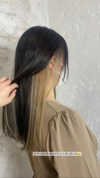 ロング カラー 💙💙メンズカット Manami💙💙のヘアスタイル