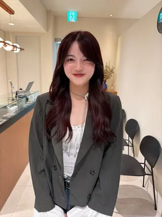 カラー yiye Aoyama所属・yiye ちさとのヘアスタイル