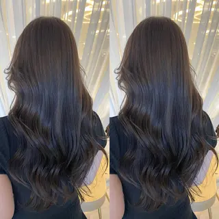 ロング カラー ブリーチ無しダブル カラー🦕まどかのヘアスタイル