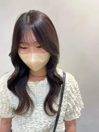 ロング カラー レイヤーカット 🪡ｷﾀﾊﾗ　ｶﾅのヘアスタイル