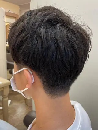 メンズ アイブロウ メンズパーマ🌀/ 中村郁未のヘアスタイル