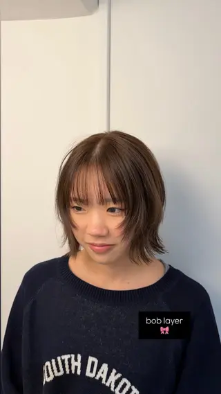 ショート カラー Lomalia Rukaのヘアスタイル