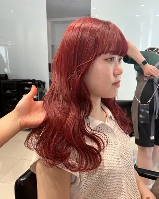 ロング カラー ヘアアレンジ stylist ◎RUKI.のヘアスタイル