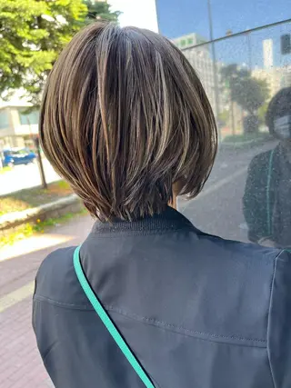 ショート カラー 髪質改善美容室Lust所属・美容室Lust💚 嶋崎　鷹のヘアスタイル