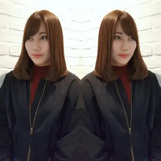 ミディアム あらき ちさとのヘアスタイル