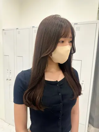 ロング 縮毛矯正/ネイル 🌻ひまわり🌻のヘアスタイル