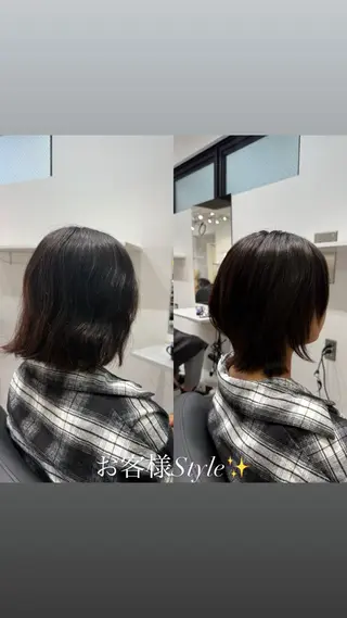 ショート メンズパーマ/艶 モテカラー/福井悟朗のヘアスタイル