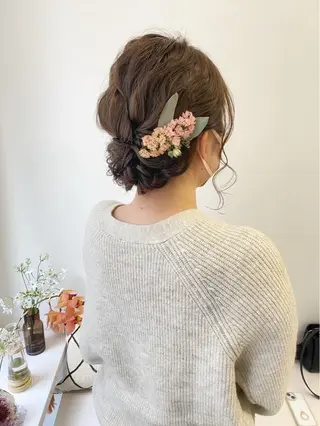 ヘアアレンジ 🌸花屋併設🌸寺島 秀美のヘアスタイル