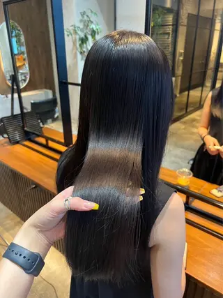 ロング パーマ 渋谷/韓国レイヤー/ 艶カラー/nanoのヘアスタイル