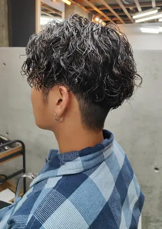 ショート パーマ メンズ 【メンズ専門】 田口雄也のヘアスタイル