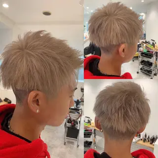 ショート カラー JILBLAN京都 ショート/ハイライトのヘアスタイル