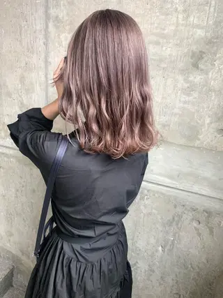 ミディアム くすみミルクティー/ ブラウン🪡TOWAのヘアスタイル