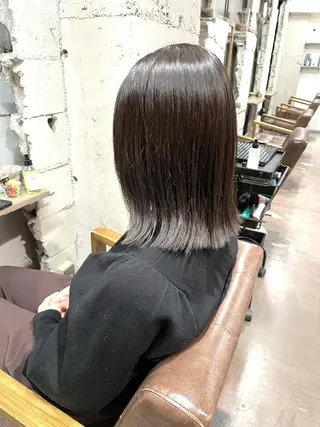 ミディアム カラー 桐原 竜也のヘアスタイル