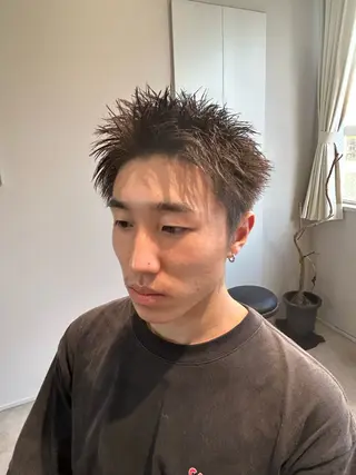 ショート メンズパーマ/メンズ カット/伊藤　げんのヘアスタイル