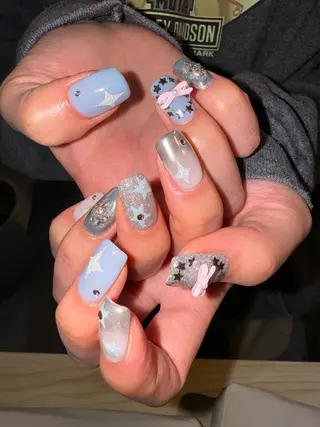 ネイル AOI✩⡱ y2kネイルのネイルデザイン