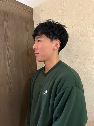 パーマ メンズ そね こまちのヘアスタイル