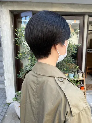 ショート 木村陸弥 似合わせ 透明感カラー🌿のヘアスタイル
