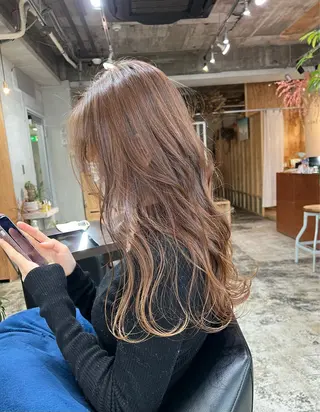 ロング カラー 北花田美容師🍃村尾 光太/むらのヘアスタイル