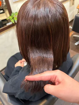 ミディアム 美容室 Jフィドルファドル所属・わきた かずなのヘアスタイル