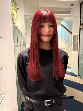 ロング カラー La Pensee/ カスヤリクのヘアスタイル