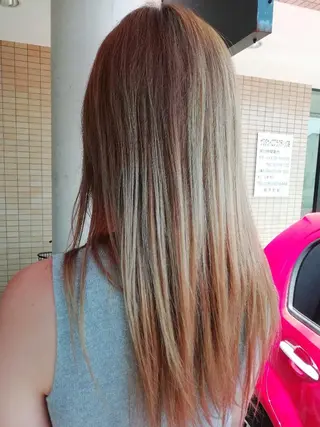 カラー 堀 望美のヘアスタイル