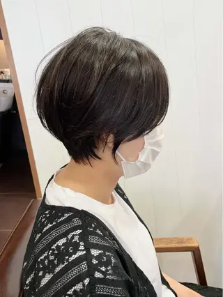 ショート カラー OPShair　ANELLO所属・ショート/ボブ/ メンズ/縮毛矯正のヘアスタイル