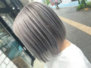 ミディアム カラー 倉林隆一🐈 ダブルカラー/艶髪のヘアスタイル