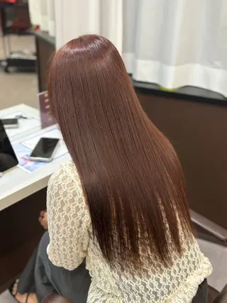 ロング カラー 韓国×髪質改善カラー 💎hinaのヘアスタイル