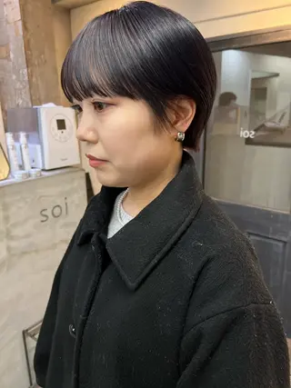 ショート 東のりか/ハイトーン ブリーチカラー/ボブのヘアスタイル