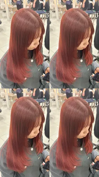 セミロング カラー 髪質改善/艶カラー/ メンズパーマ/鈴木のヘアスタイル