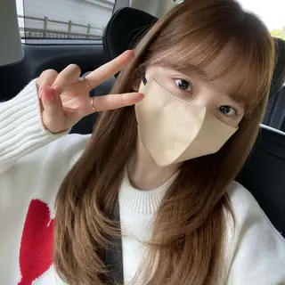 カラー 🤍ベージュ/透明感 韓国ヘア/まりん🤍のヘアスタイル