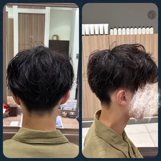 パーマ メンズ 鈴木かのん /ミニモ限定クーポンのヘアスタイル