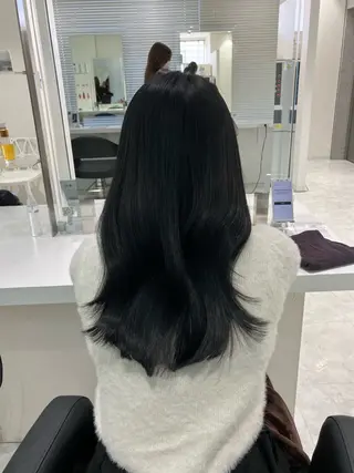 ロング カラー ヘアアレンジ 🫧透明感ラベンダー 似合わせ🫧あい🫧のヘアスタイル