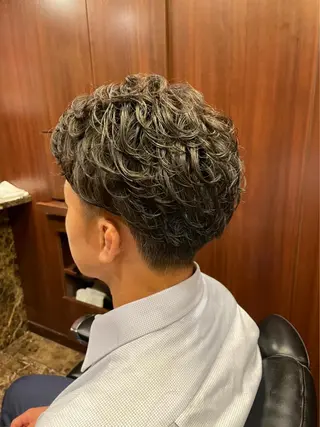 パーマ メンズ ヒロ銀座所属・小林 あいのヘアスタイル