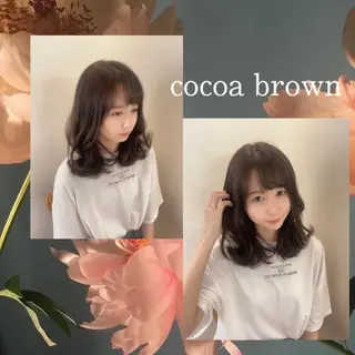 ミディアム カラー ヘアアレンジ eN°byyoureshair所属・🎀若者人気No.1 湯川響🎀のヘアスタイル