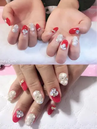 ネイル Chiara チップ長さ出しのネイルデザイン